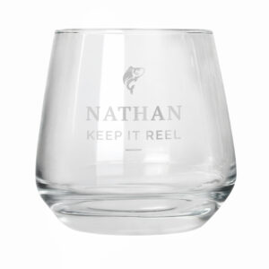 Personalised Fishing Motif Tumbler