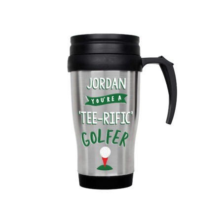Personalised Golf Travel Mug