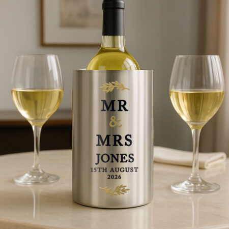 Personalised Couples Wine Cooler