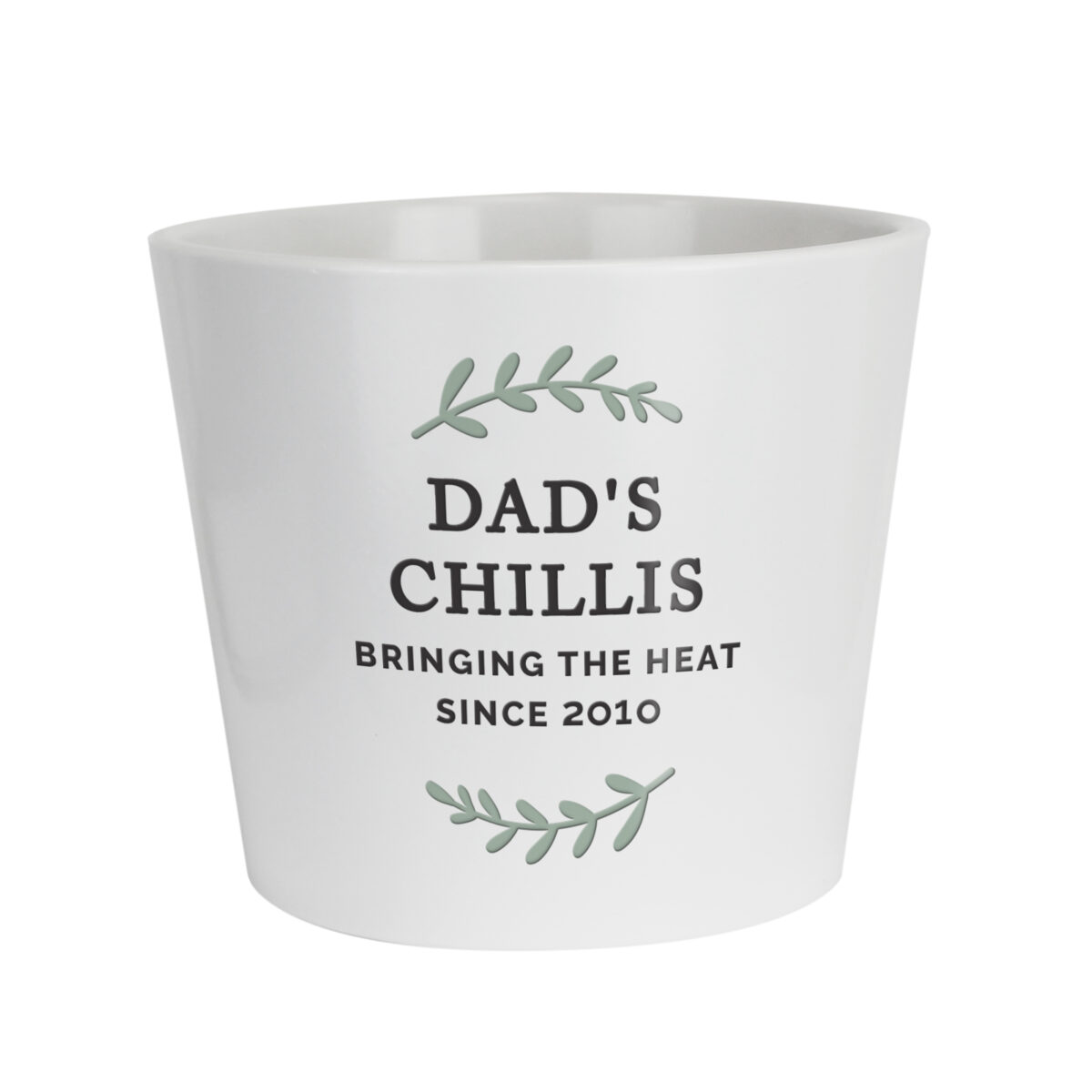 Personalised Wreath Large Plant Pot