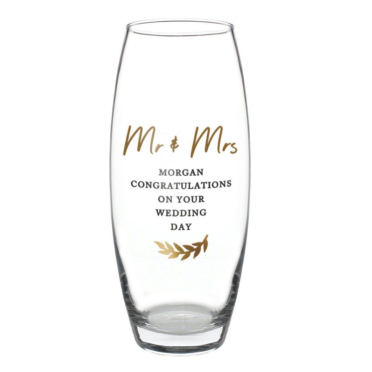 Personalised Free Text Bullet Vase