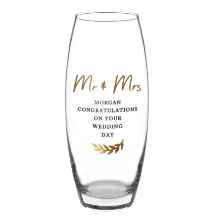 Personalised Free Text Bullet Vase