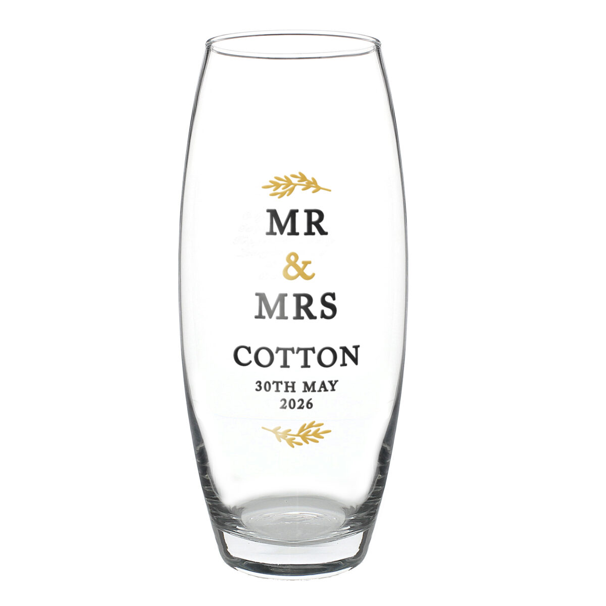 Personalised Couples Bullet Vase