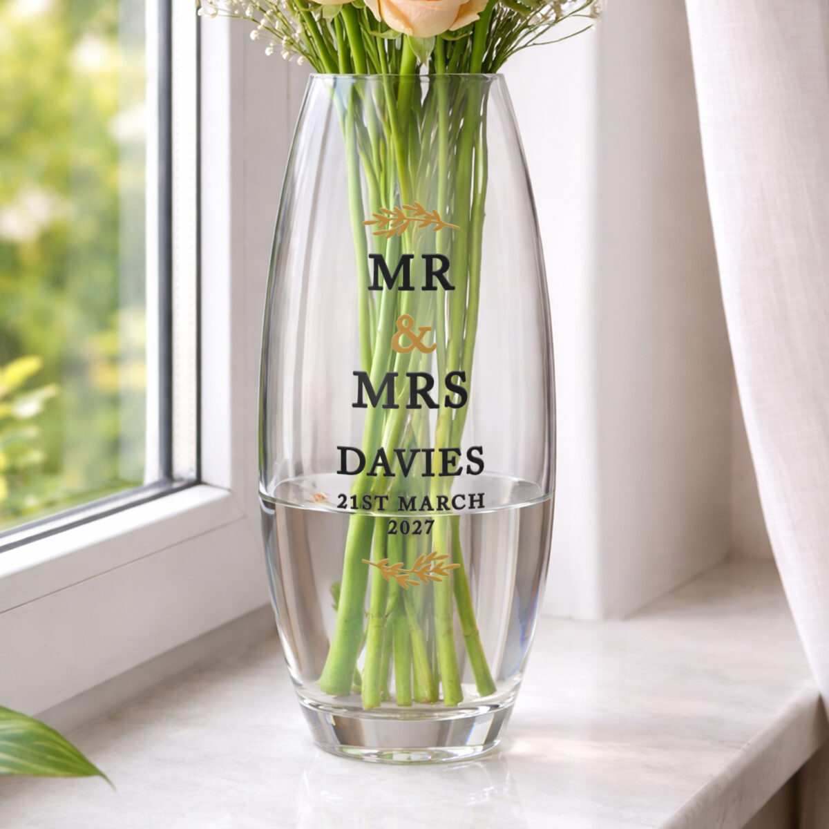 Personalised Couples Bullet Vase