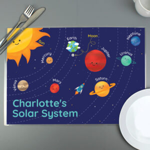 Personalised Solar Space System Placemat - Image 4
