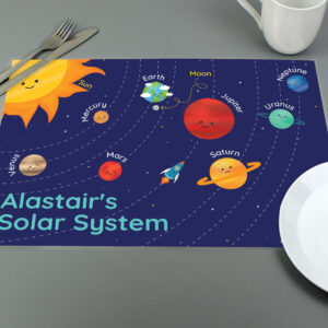 Personalised Solar Space System Placemat - Image 6