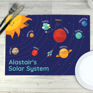 Personalised Solar Space System Placemat - Image 7