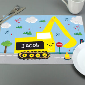 Personalised Digger Placemat - Image 5