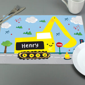 Personalised Digger Placemat - Image 6