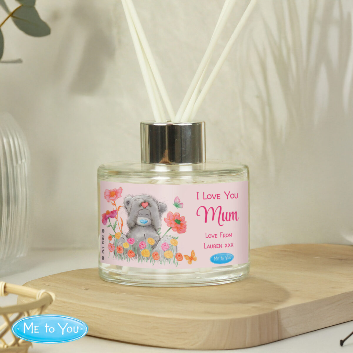 Personalised Me to You Flowery Diffuser
