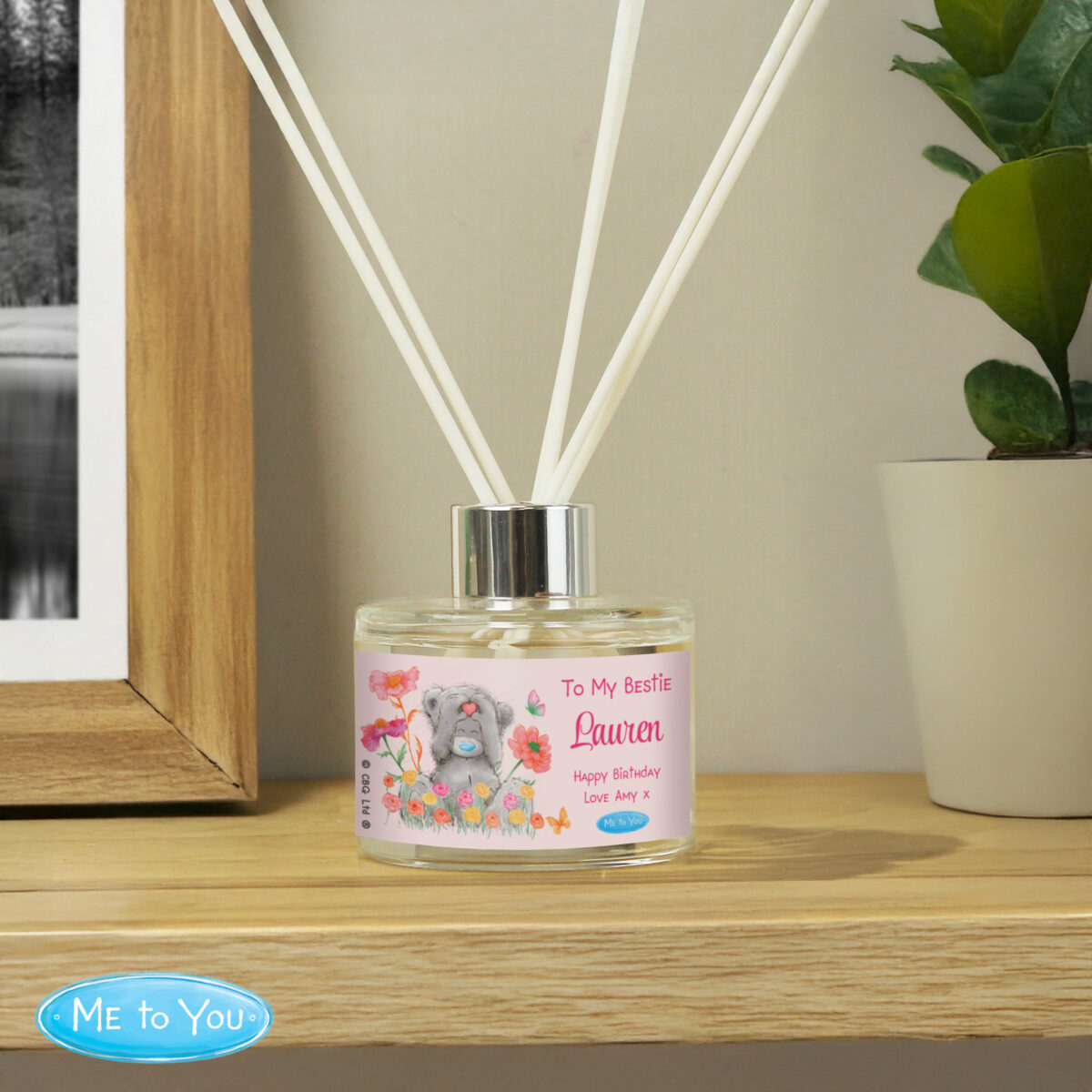 Personalised Me to You Flowery Diffuser
