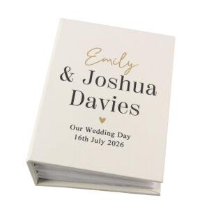 Personalised Black & Gold 6x4 Photo Album - Image 5