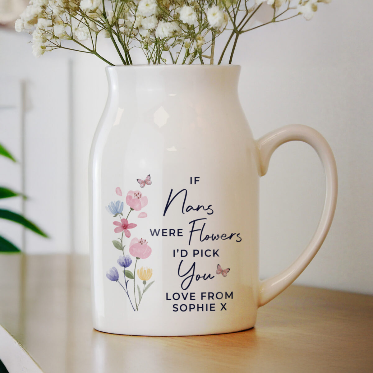 Personalised Id Pick You Jug Vase - Image 4