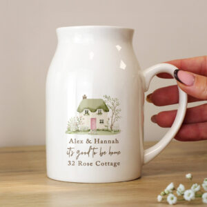 Personalised Country Cottage Jug Vase - Image 3