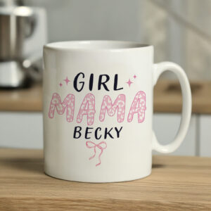 Personalised Girl Mama Mug - Image 4