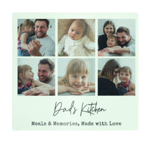 Personalised Photo Upload Glass Chopping Board