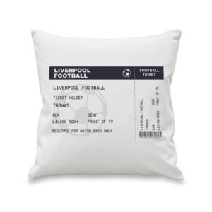 Personalised Football Ticket Cushion