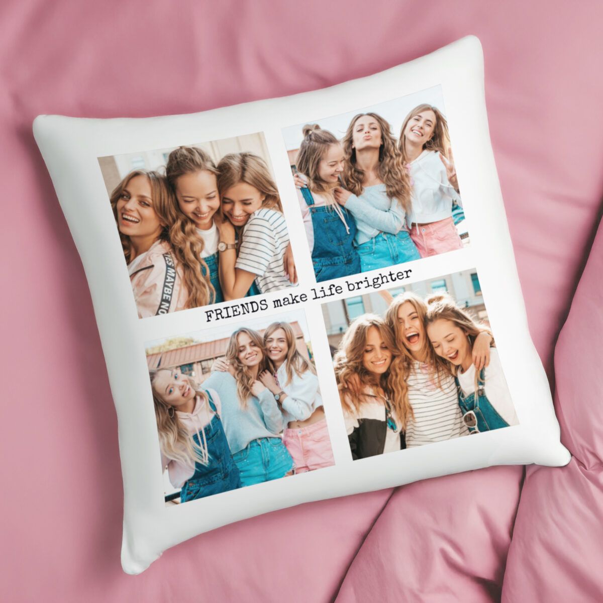 Personalised Multi Photo Upload Cushion