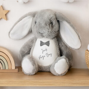 Personalised Bow Tie Bunny