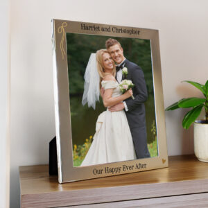 Personalised Black & Gold 8x10 Photo Frame