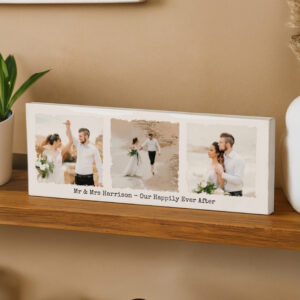 Personalised Photo Upload Mantel Block