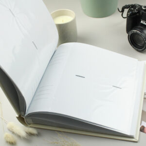 Personalised Black & Gold Square Album