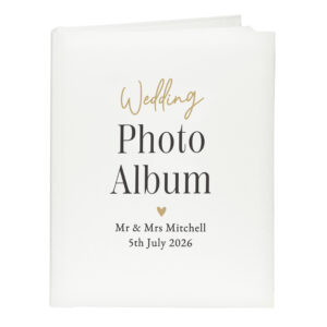 Personalised Black & Gold Traditional Album