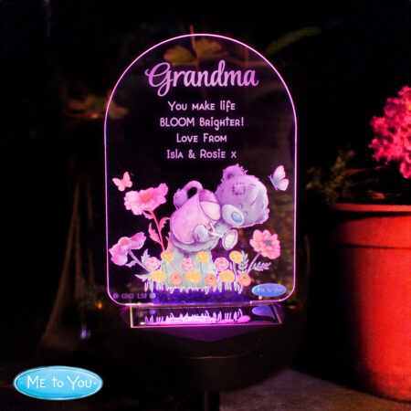 Personalised Me to You Garden LED Solar Light