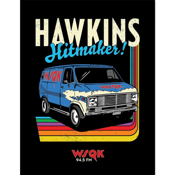 TM 07514 Stranger Things Hawkins Hitmakers Framed Picture 16 x