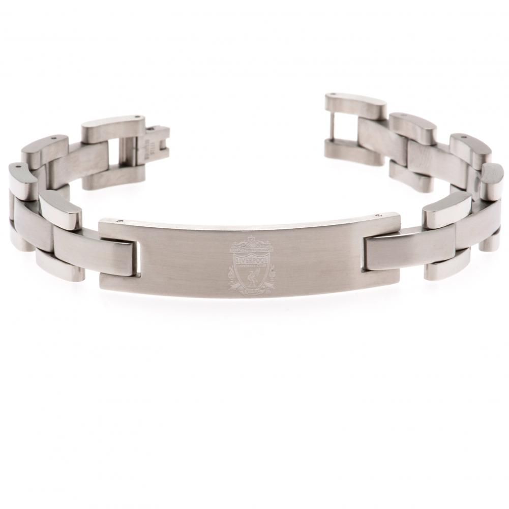 Liverpool FC Crest Stainless Steel Bracelet