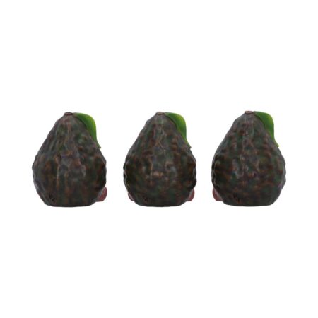 Three Wise Avocado Collectible Figurines 8.5cm
