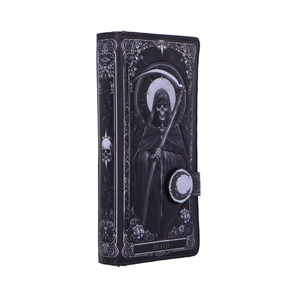 Skeleton Tarot Embossed Purse
