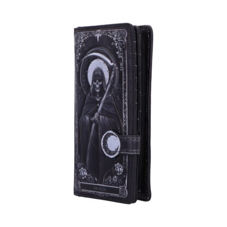 Skeleton Tarot Embossed Purse