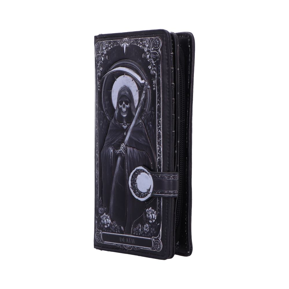 Skeleton Tarot Embossed Purse