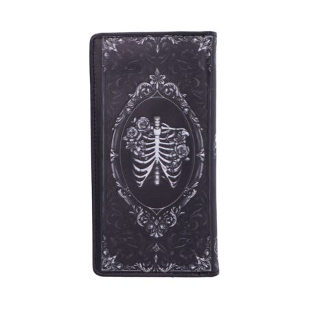Baroque Skull Embossed Purse 18.5cm