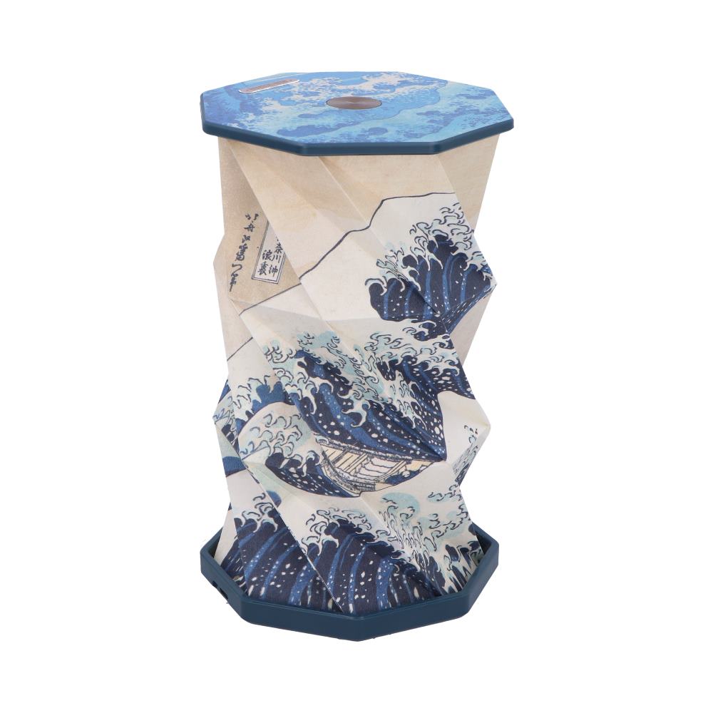 The Great Wave Off Kanagawa Foldable Lamp Rechargeable USB Powered 21cm
