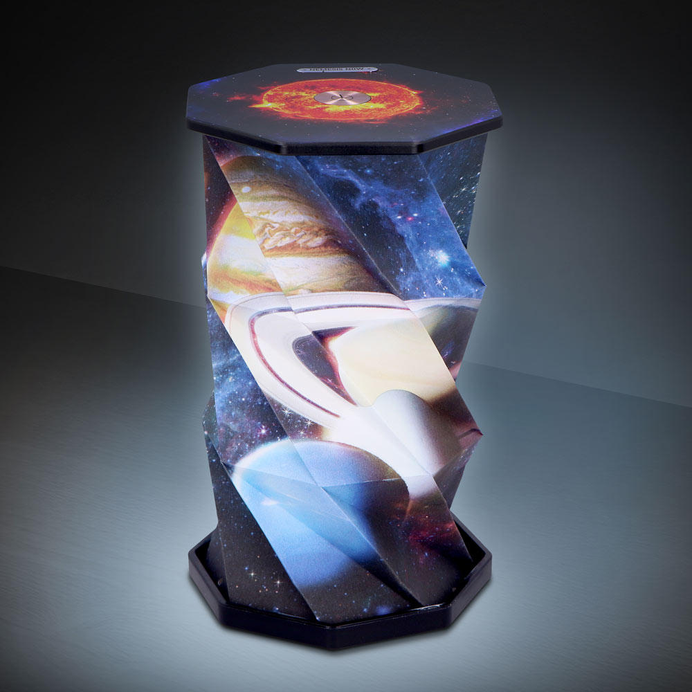 Solar System Foldable Lamp Rechargeable Powered USB 21cm