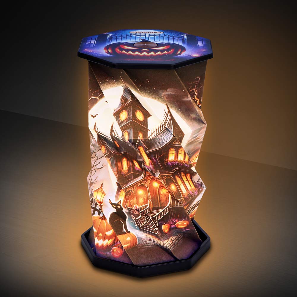 Pumpkin Manor Foldable LED Lamp 21cm