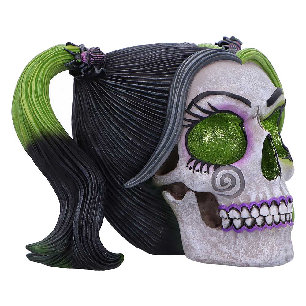Drop Dead Gorgeous - Beetles and Bugs Skull 12.9cm