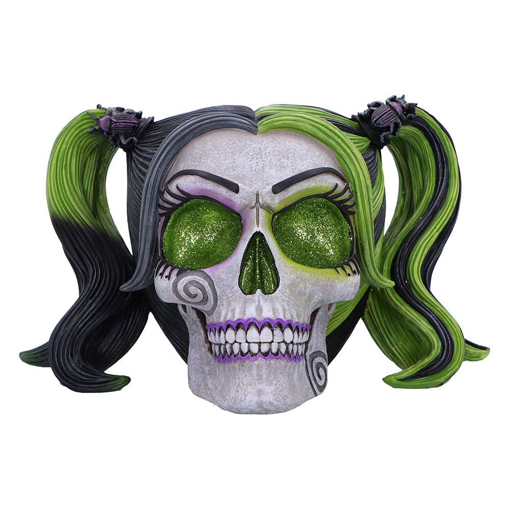 Drop Dead Gorgeous - Beetles and Bugs Skull 12.9cm