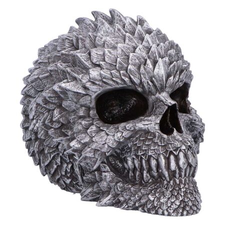 Scaled Remains Skull Figurine 15.4cm