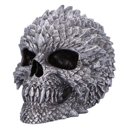 Scaled Remains Skull Figurine 15.4cm