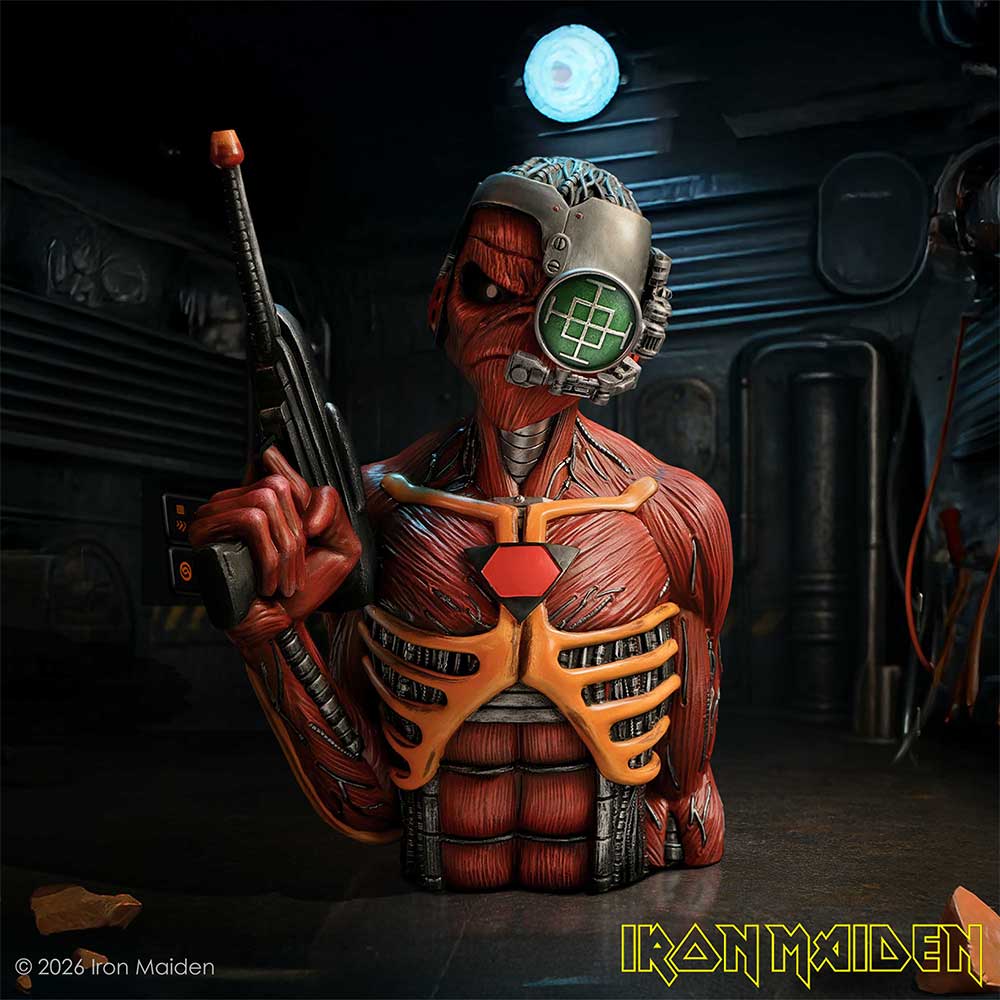 Iron Maiden Somewhere In Time Eddie Bust 29.8cm