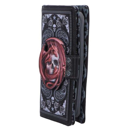 Skull Embrace Embossed Purse by Anne Stokes