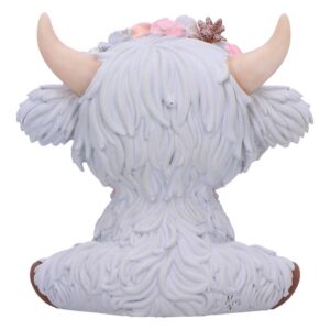 Magnolia Grey Flower Cow 10.8cm - Image 4
