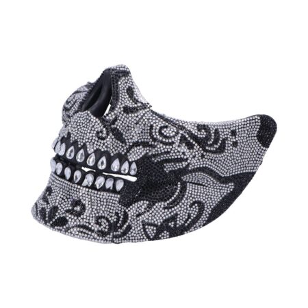Fancy Dress Jewelled Masquerade Mask Cosplay (Silver)
