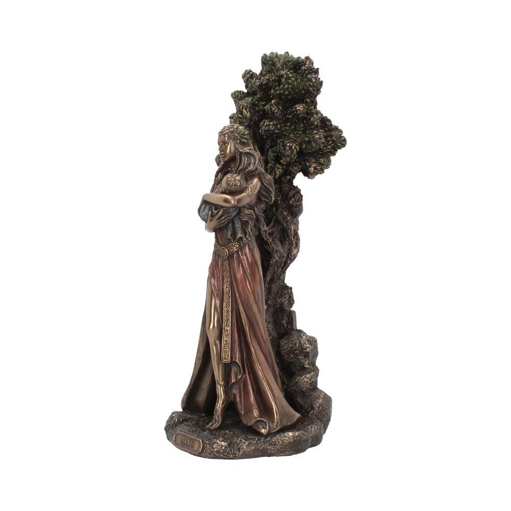 Bronze Danu Gaelic Goddess Mother of the Gods Figurine