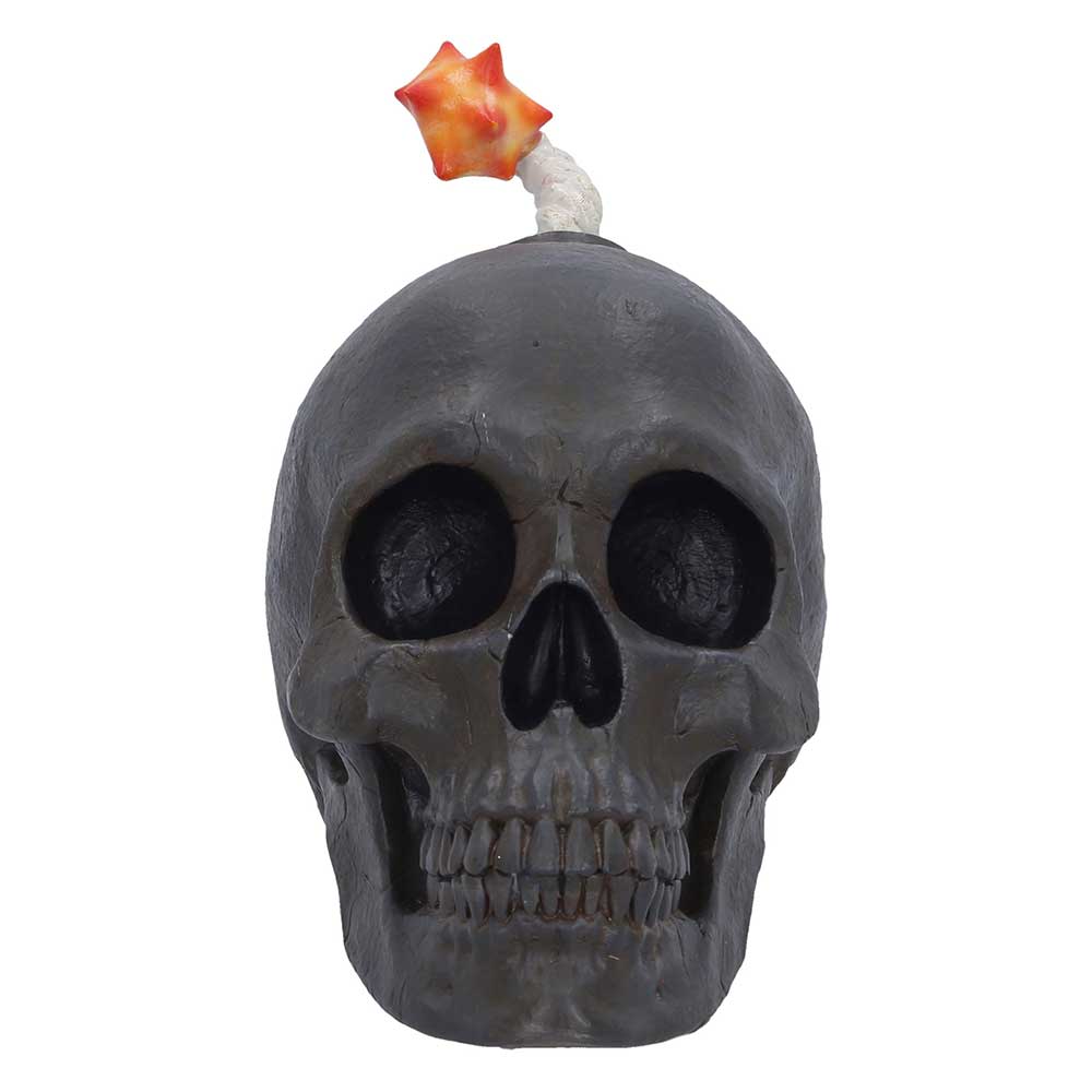 Mind Blown Skull Figurine