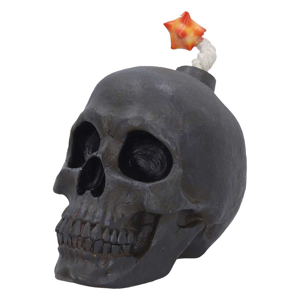 Mind Blown Skull Figurine