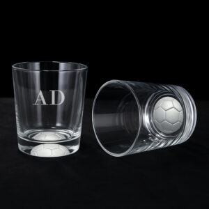 Monogrammed Football Tumbler